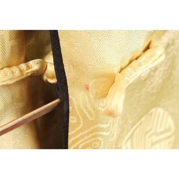 EASTERN COLLECTION Yellow & Black Asian Reversible Traditional Jacket Size XXXL - Picture 9 of 10